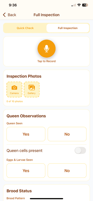 Hands-Free Voice Notes app screenshot